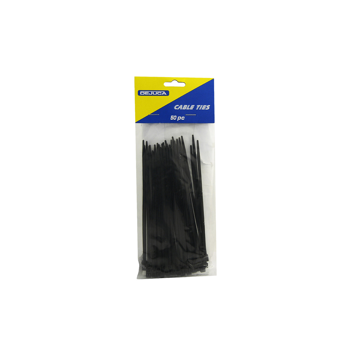 Dejuca - Cable Ties - Black - 150mm X 3.6mm - 50/pkt