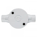 Conduit Box 2-Way Through - SABS - 20mm - 10 Pack
