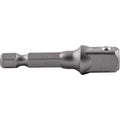 Tork Craft Socket Adaptor 3/8'M Sq x 50mm 1/4'M Hex Shank Carded