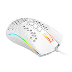 Redragon STORM 12400DPI 7-Button RGB Gaming Mouse - White