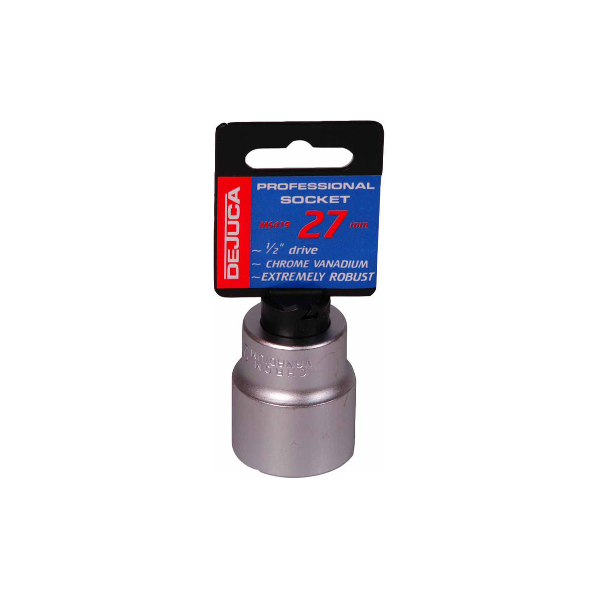 Dejuca - Socket - Cv - Fd - 1/2 Inch drive - 6pt - 27mm