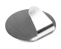 MTS Home Small Round Stainless Steel Hooks - Pack of 3 (Self-Adhesive)