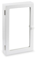 MTS Home Single Bathroom Cabinet - White