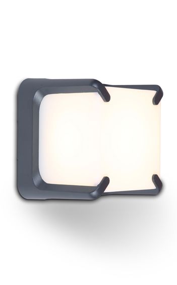 Armor Wall Light Grey/Graphite LED 9W