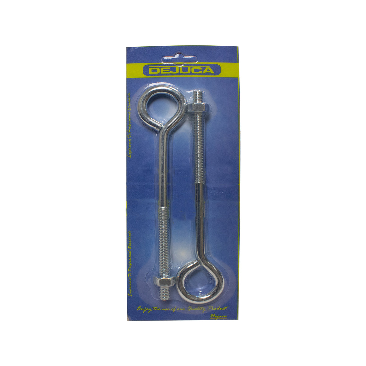 Dejuca - Eye Bolt with Nut - 10mm X 200mm - 2/pkt - 3 Pack