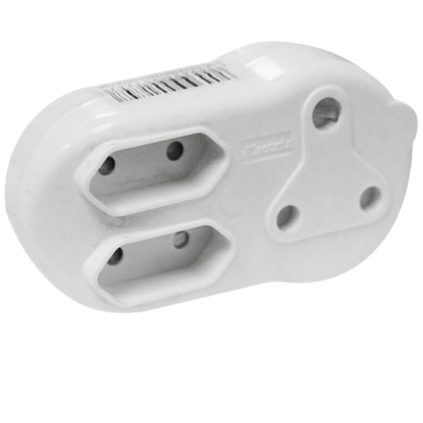 Zenith - Sunken Adaptor Plug - (1 x 16a + 2 x 5a-2pin)