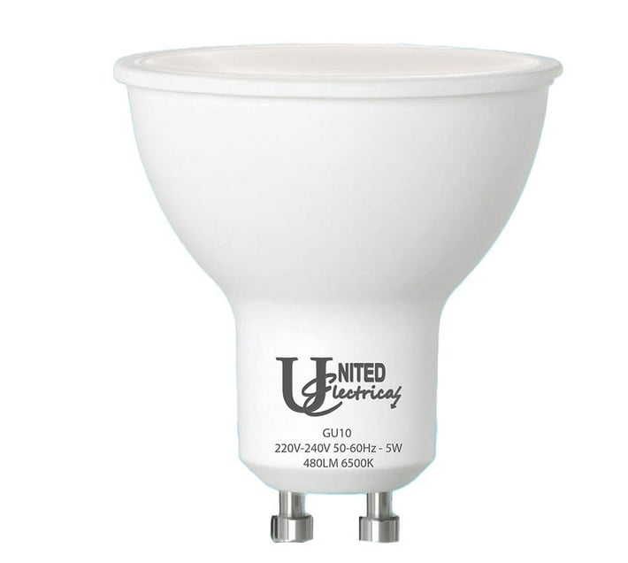 United Electrical Globe Rechargeable Gu10 5W