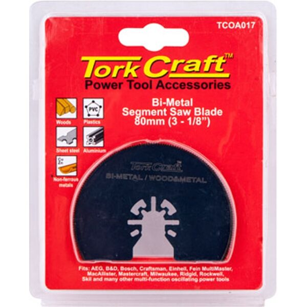Tork Craft Quick Change Segment Saw Blade 80mm(3-1/8')