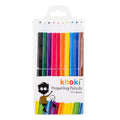 Khoki - Art & Craft - Propelling Crayons - Retractable - Thick - 10 Piece