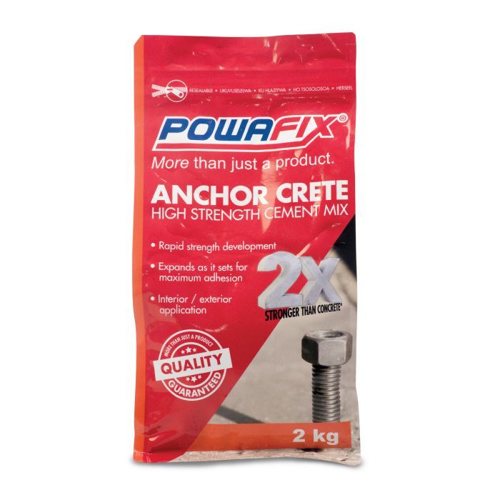 Powafix - Anchor - Crete 2 kg - 2 Pack