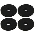 MTS - Flat Tap Washers 19mm Black - 4 Piece