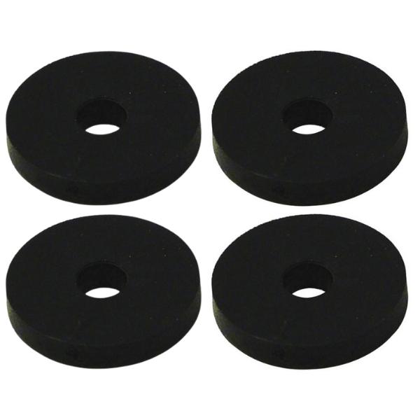 MTS - Flat Tap Washers 19mm Black - 4 Piece