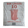 Bin Liner Black 25Mic Wheelie Bin 10 Per Pack - 2 Pack