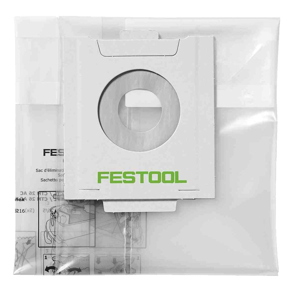 Festool - Disposable Bag Ens-Ct 26 Ac/5 496216