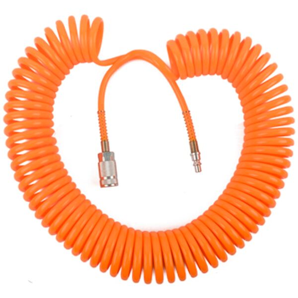 Aircraft Spiral Hose 15Mx8mm W/Aro Quick Coupler