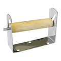 Toilet Roll Holder - Stainless Steel - Wooden Insert