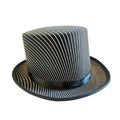 Dress Up Party Adult Pinstripe Cabaret Top Hat - 1 Pack