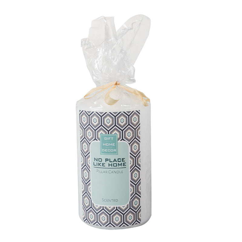 Pillar Candles - Scented - White - 12cm x 7cm