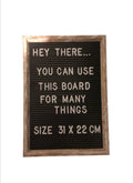 Plaque - Plus Letter Board - 31 x 22cm