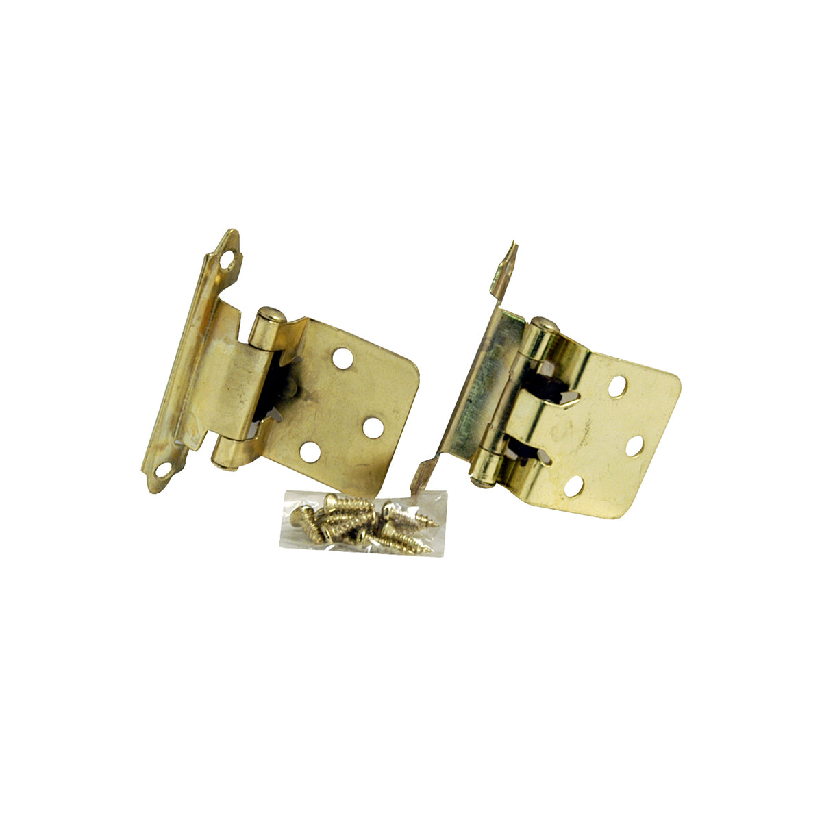 Self Closing Hinge - Brass - Plated - 1/pair