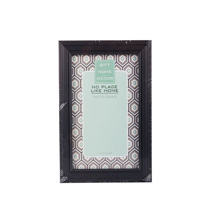 Picture Frame - Wooden - Rectangle - Black - 10cm x 15cm