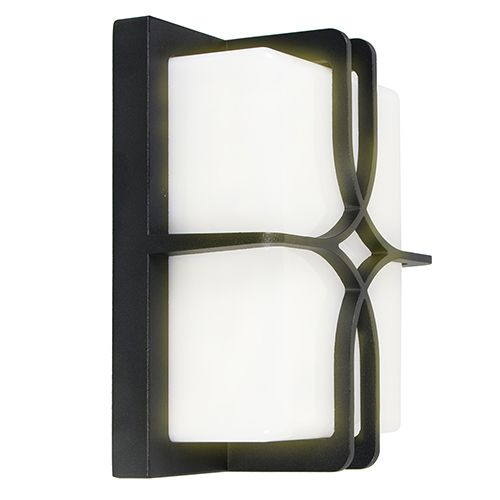 Lone Deco Outdoor Wall Light Black LED 12W