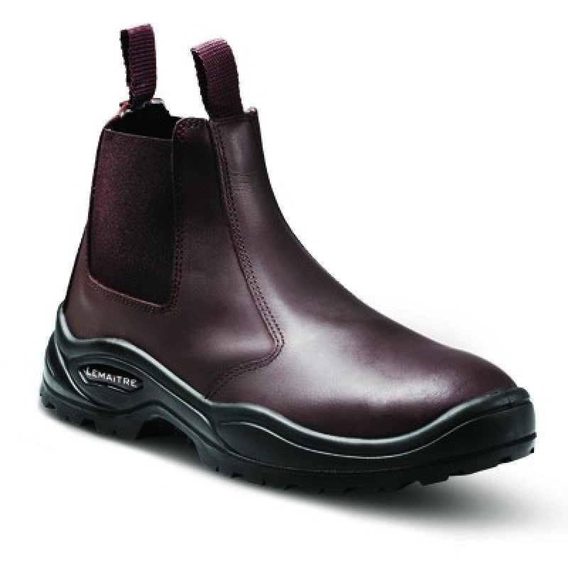 Zeus Chelsea Safety Boot Brown - UK 9