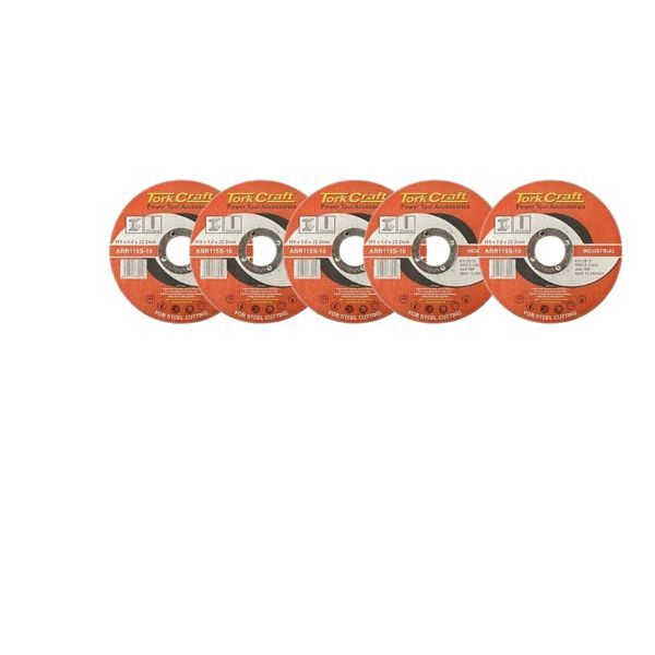 Tork Craft - 5 + 1 Free Cutting Disc Steel 115 X 1.0 X 22.2Mm