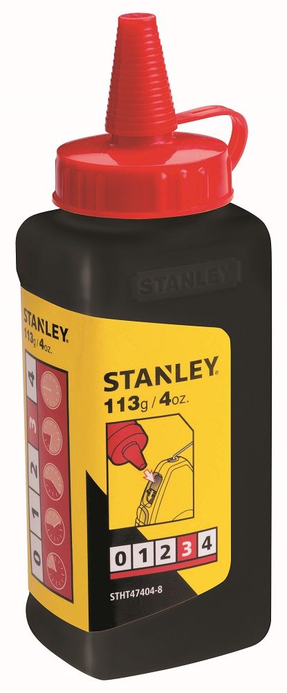 Stanley Tools - 115g Chalk Line Refill - Red