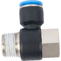 Aircraft Pu Hose Fitting Tee 12mm x 1/2'F x 1/2'M