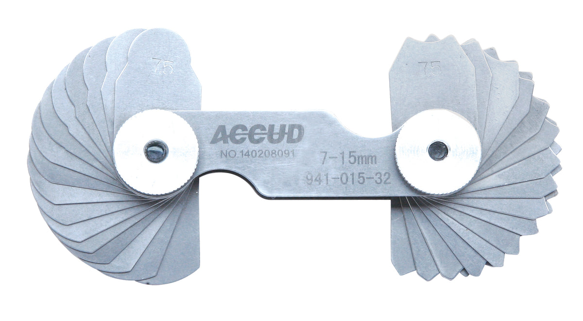 Accud - Radius Gauge 1-7mm