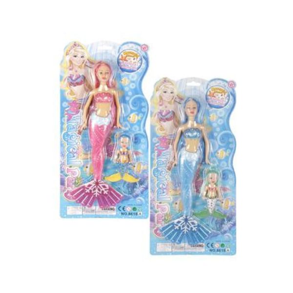 2 Doll Mermaid Mom & Child
