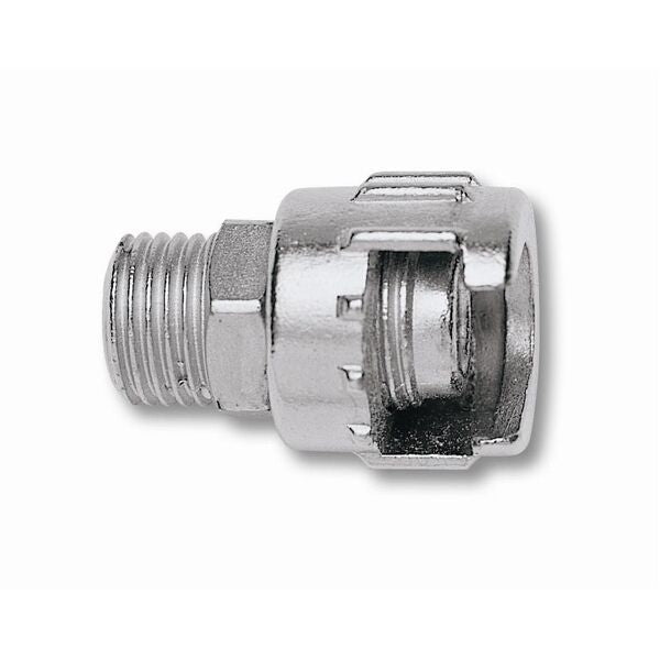 GAV Nipple with Metal Ring 1/4'M for Bayonet Couplings