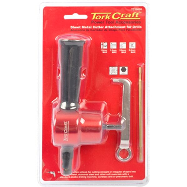 Tork Craft Nibbler Attachment for Drills Cutting Sheet metals
