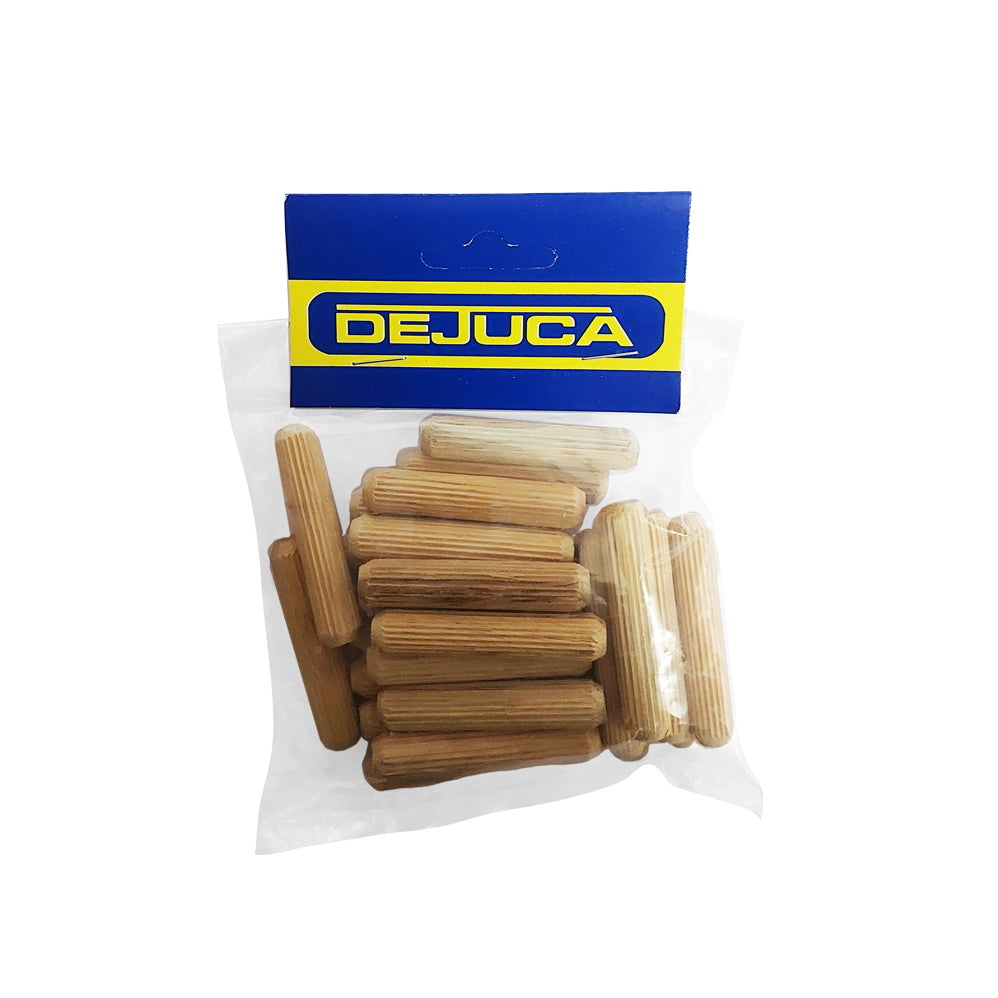 Dejuca - 25 Piece - Fluted Dowel Pins - 10mm x 50mm