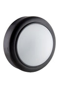 Round Bulkhead 140mm Black LED 8W