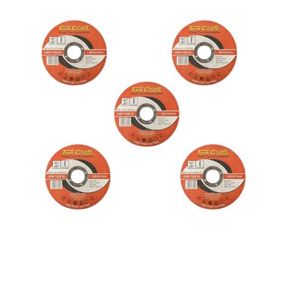 Tork Craft - 5 + 1 Free Cutting Disc Steel 115 X 1.0 X 22.2Mm