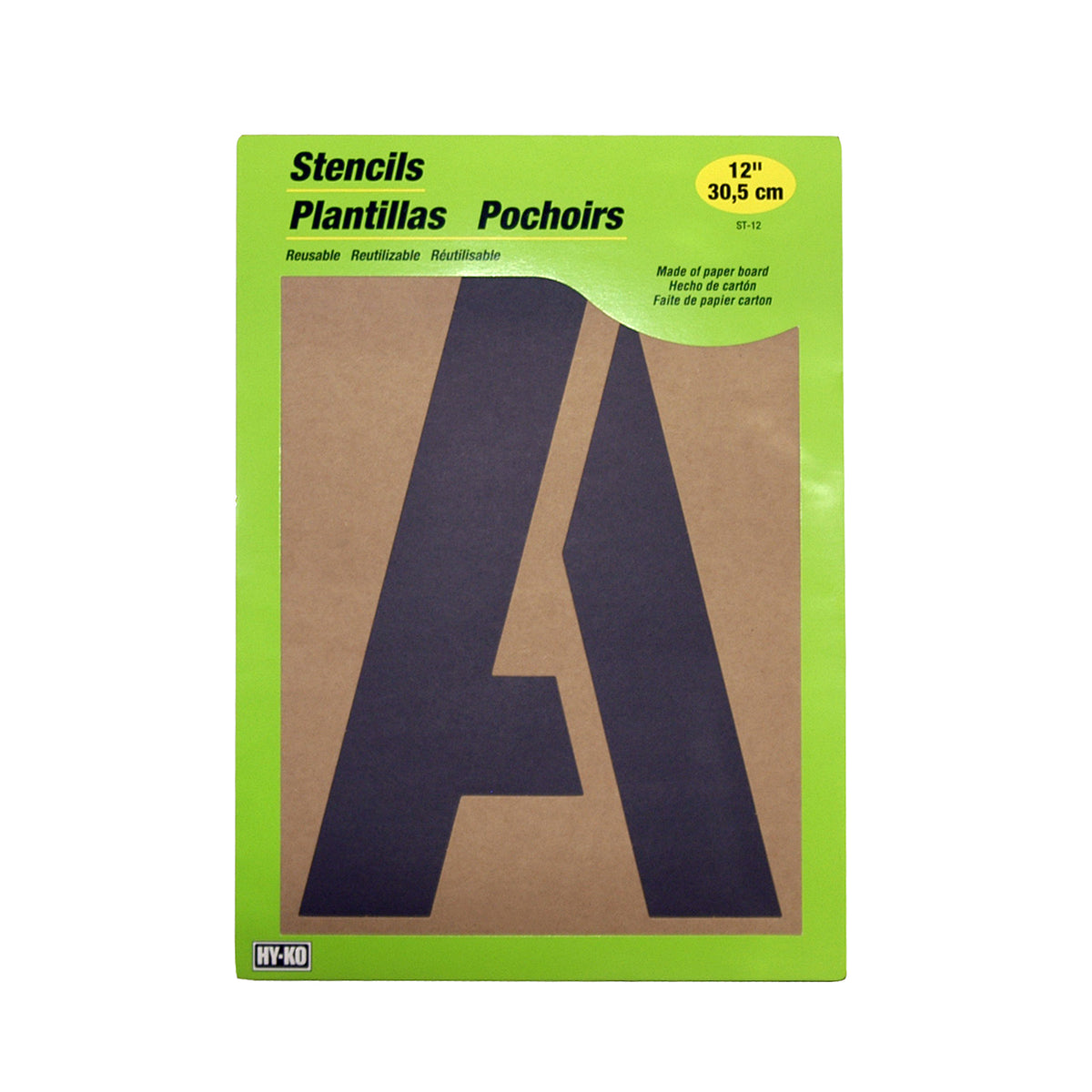 Stencil Figure And Letter - Reusable - 300mm