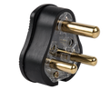 Electricmate Heavyduty Solid Bras/Pin Rubber Plug Top