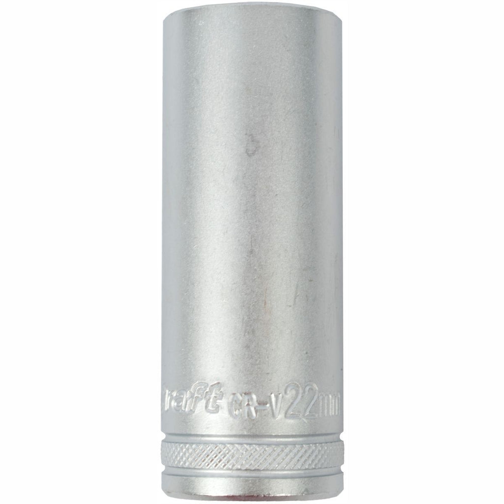 Tork Craft Socket 22Mm 1/2' Dr Deep Socket Crv 12 Point