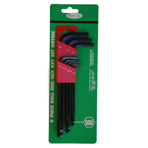 A/Key Set 15-10mm B/P 9 Piece