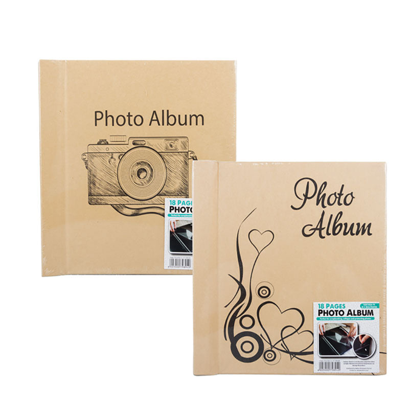 Photo Album - Gifts Ideas - Folder - Photos - 18 Pages - Black - Single