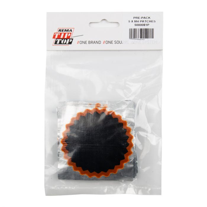 Rema - Tube Patch Kit Round 5Xno4 75mm