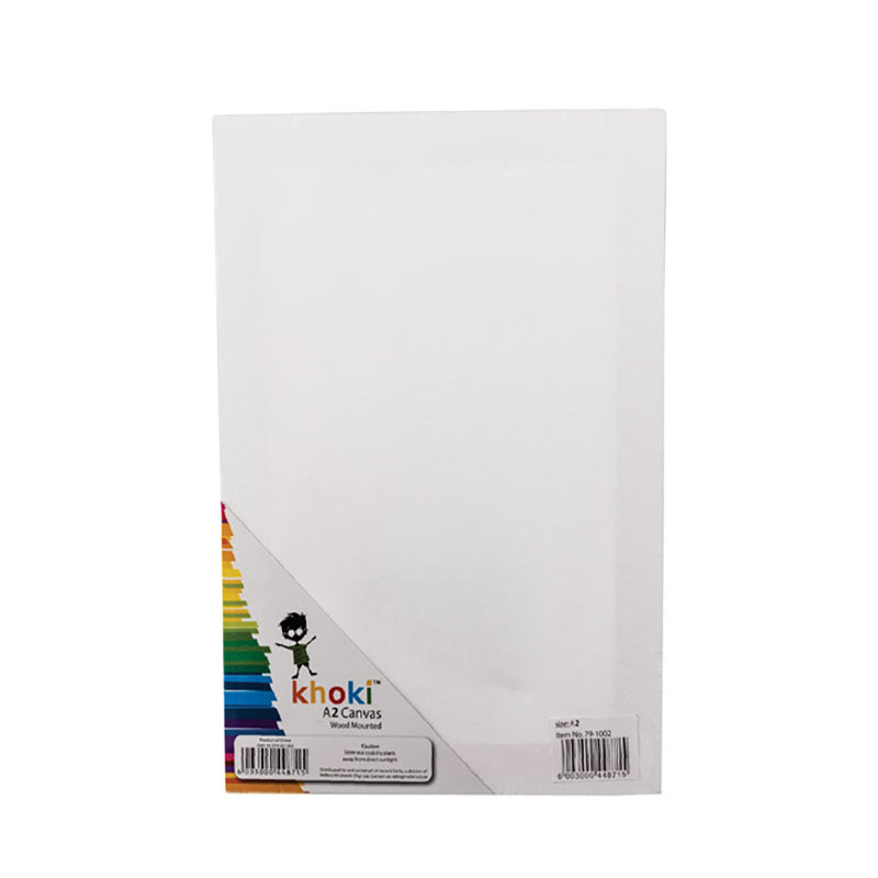 Canvas - Wood Mounted Frame - White - Size A2 - 2 Pack