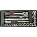 Fixman 22- Piece 1/2' Dr.Sockets & Accessories