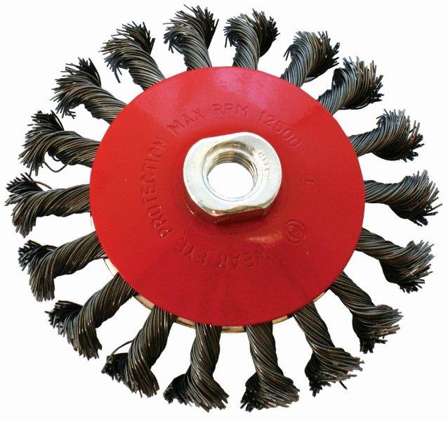 Tork Craft - Wire Cup Brush Twisted Bevel Plain