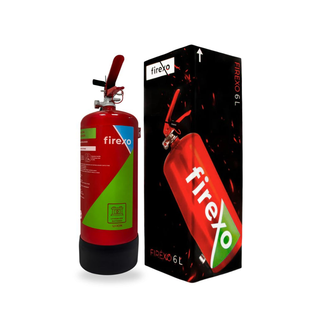 Firexo 6L Fire Extinguisher Lithium Ion & All Classes Of Fire