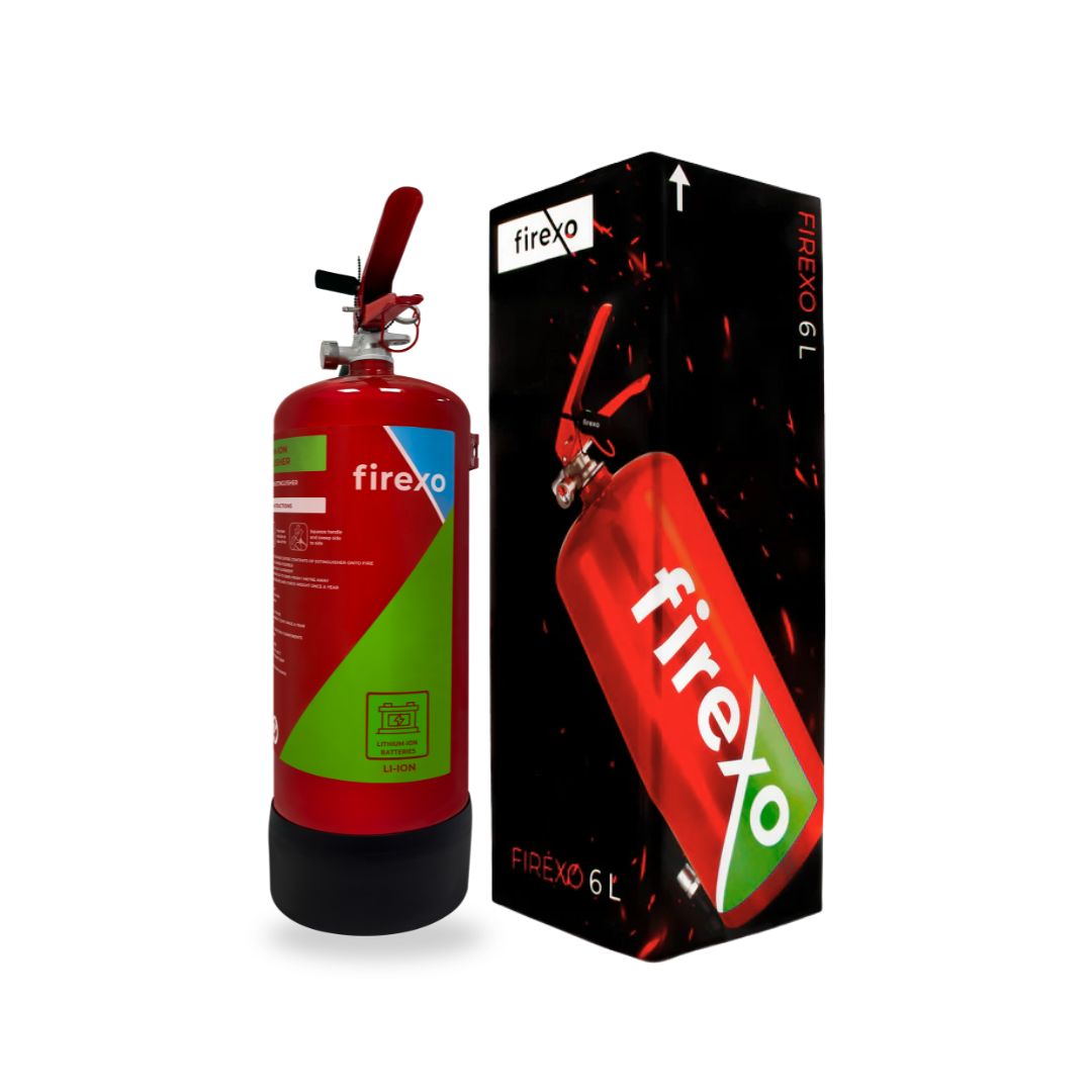 Firexo 6L Fire Extinguisher Lithium Ion & All Classes Of Fire