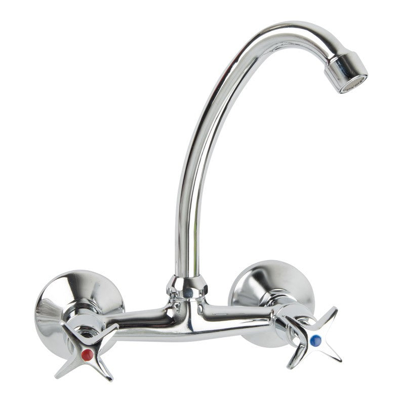 Import Wall Type Sink Mixer Tap - 1/2'