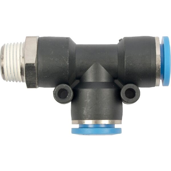 Aircraft Pu Hose Fitting Tee 12mm x 12mm x 3/8'M